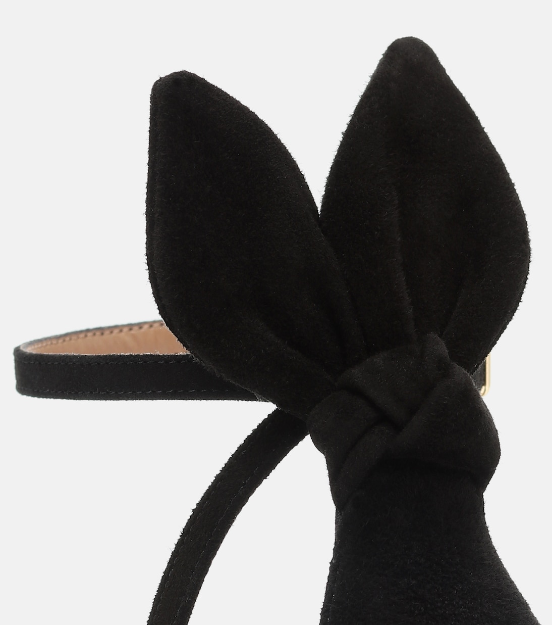 Sandales Bow Tie 105 en daim | Aquazzura