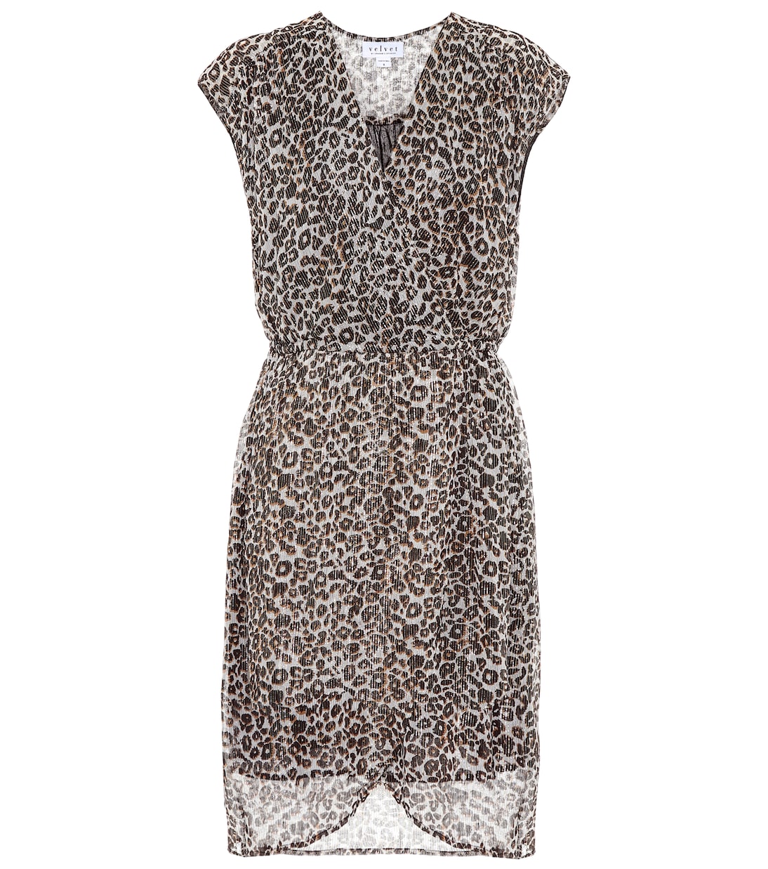 Regan leopard-print minidress | Velvet
