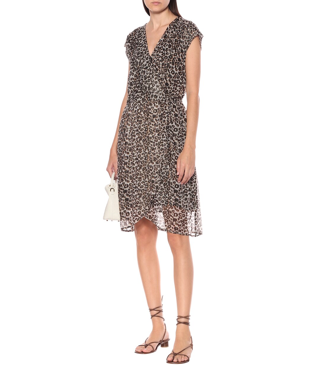 Regan leopard-print minidress | Velvet