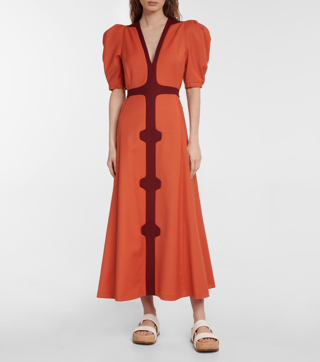 Robe midi Onda en laine | Gabriela Hearst