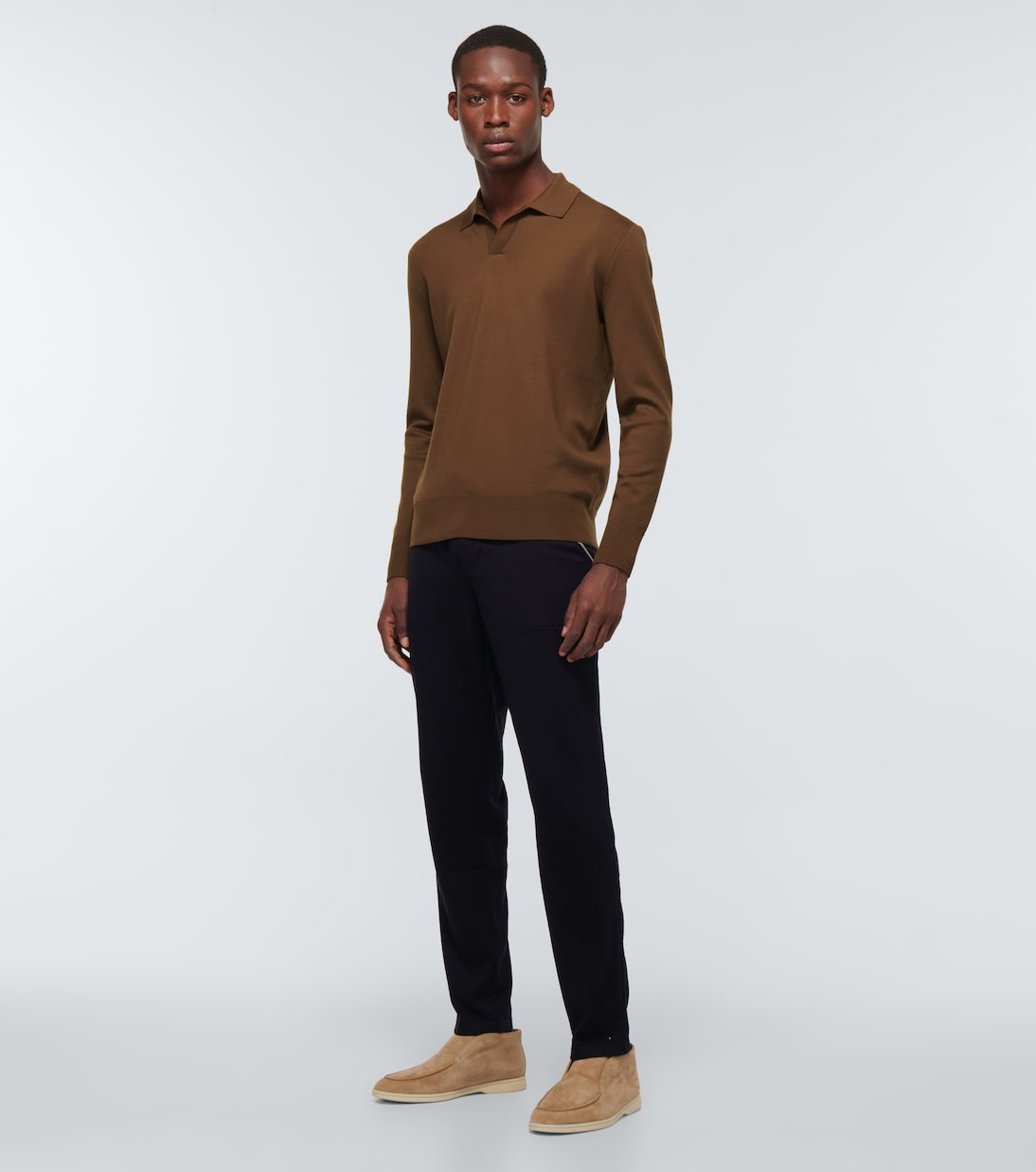 Pantaloni Leisure in cotone e cashmere | Loro Piana