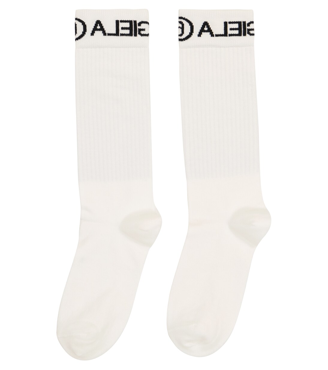Calcetines en mezcla de algodón con logo | MM6 Maison Margiela Kids