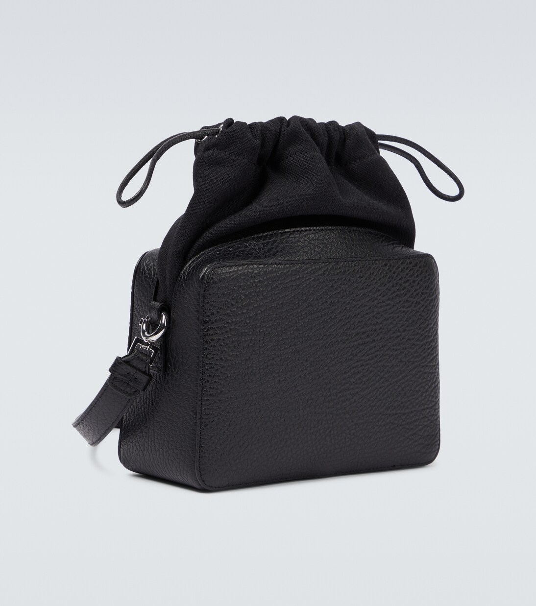 5AC leather-trimmed pouch | Maison Margiela