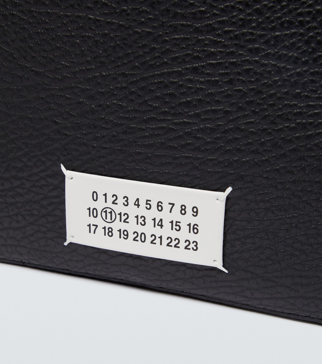 5AC leather-trimmed pouch | Maison Margiela
