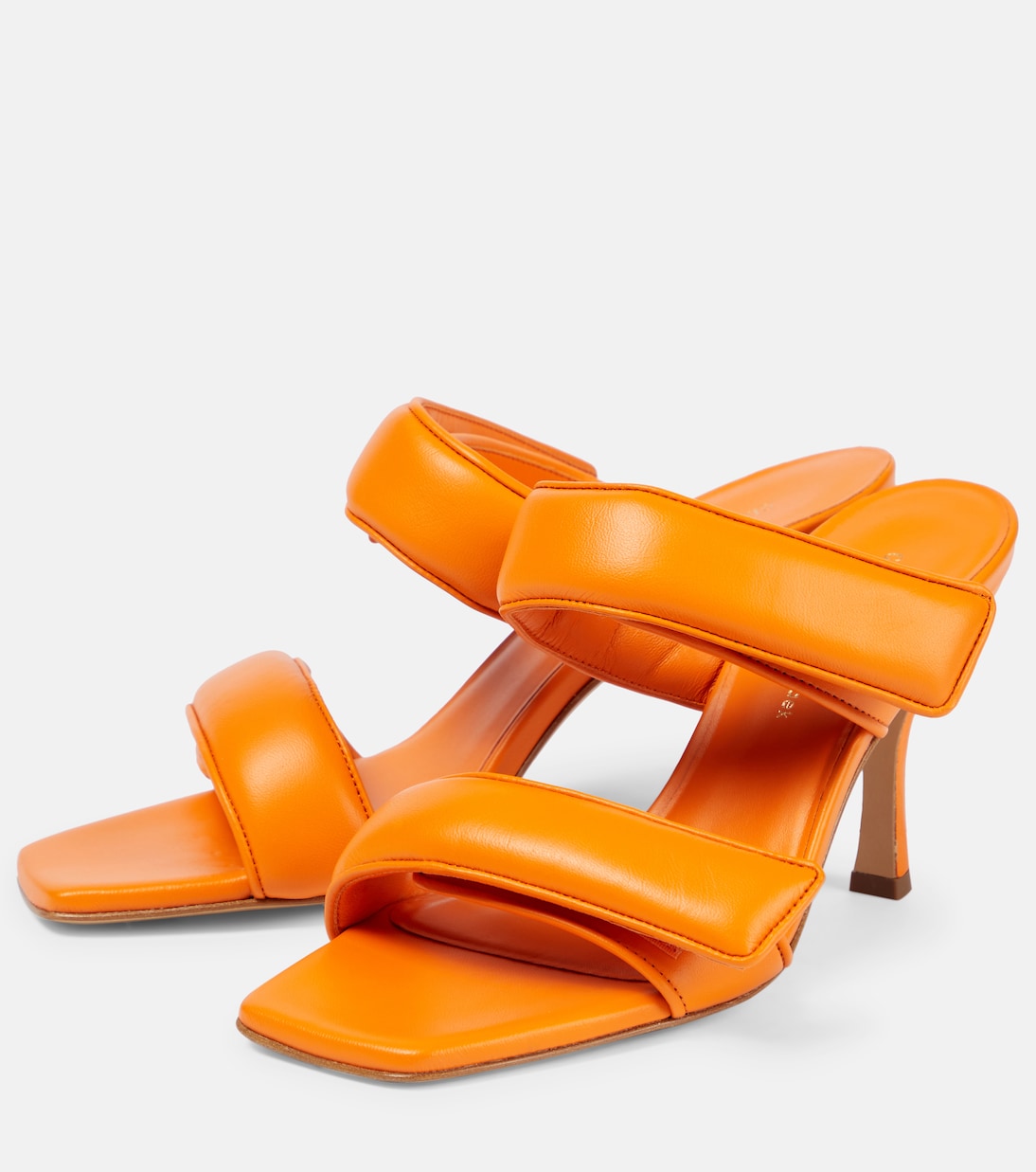 Gia x Pernille Teisbaek Perni 03 leather sandal | Gia Borghini