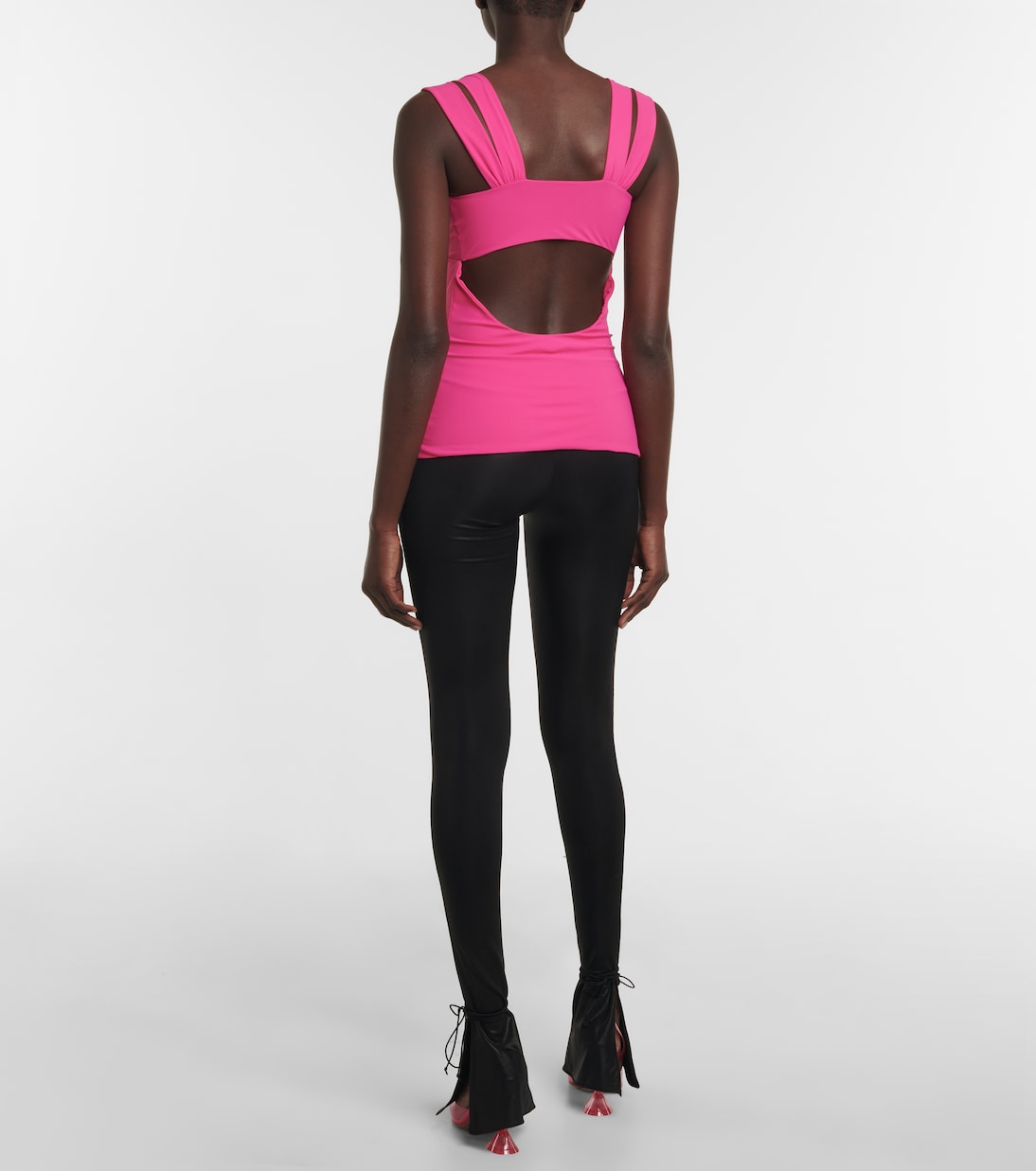 Cutout jersey top | Nensi Dojaka