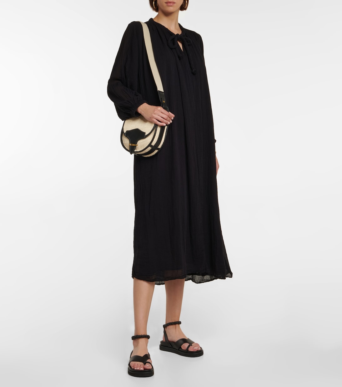 Maxikleid Frankie aus Baumwoll-Gaze | Velvet