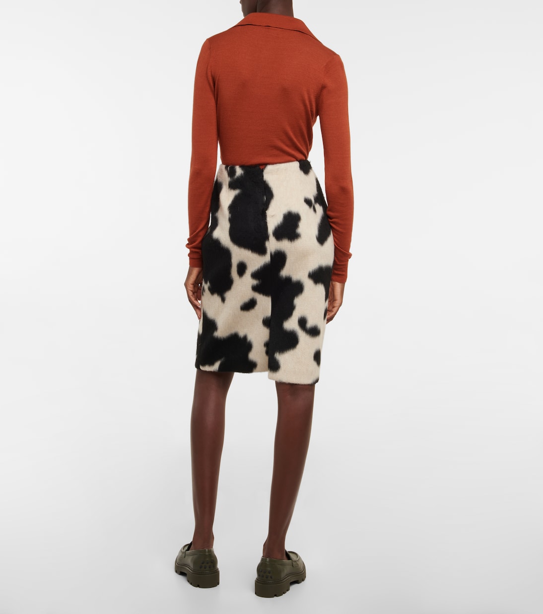 Falda tubo con estampada | Tod's