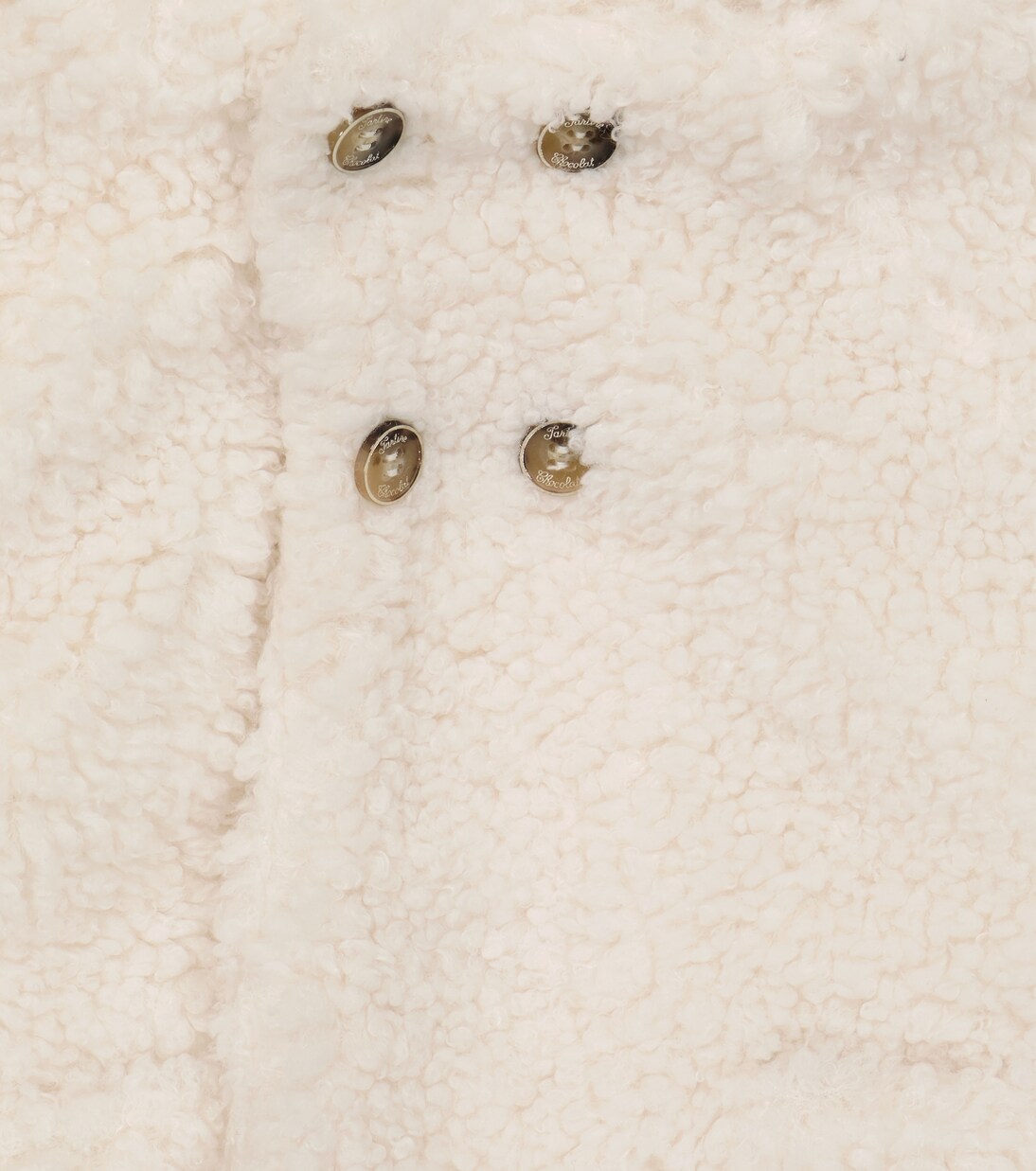 Faux shearling hooded coat | Tartine et Chocolat
