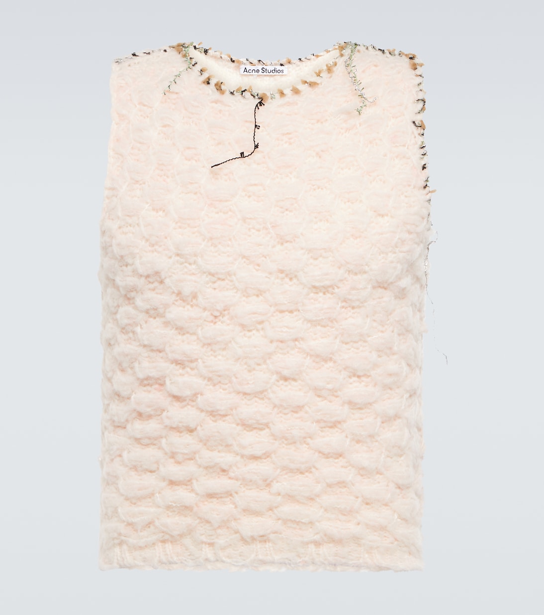 Distressed crochet sweater vest | Acne Studios