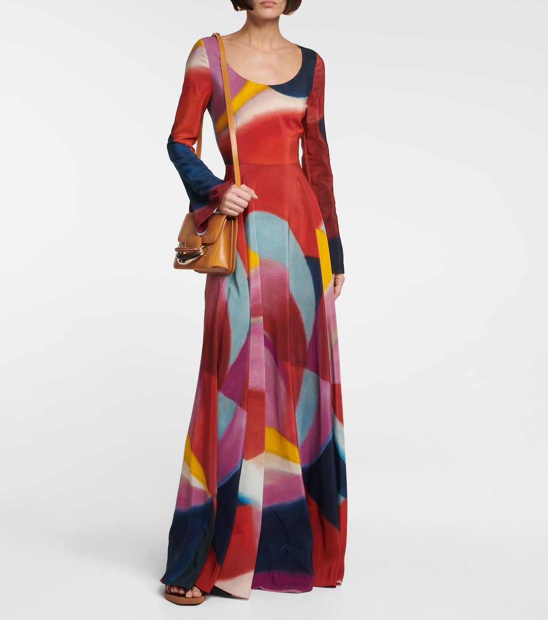 Bedrucktes Maxikleid aus Seide | Chloé