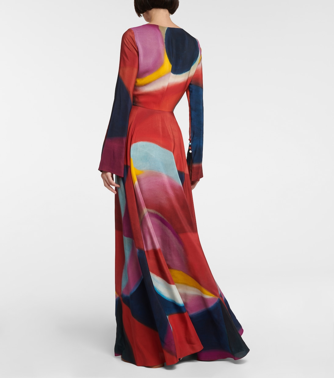 Bedrucktes Maxikleid aus Seide | Chloé