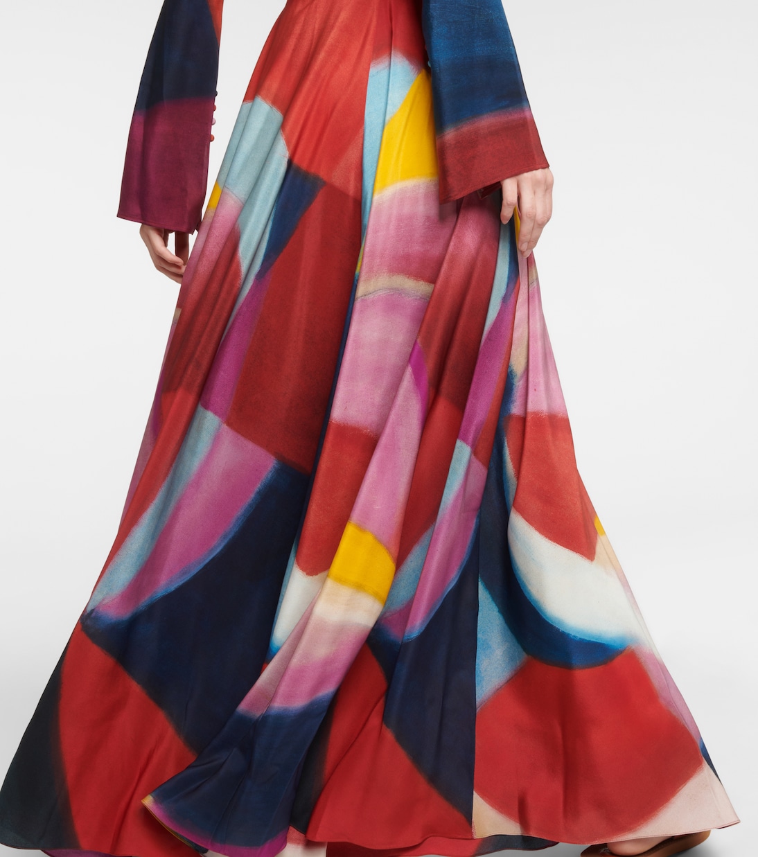 Bedrucktes Maxikleid aus Seide | Chloé