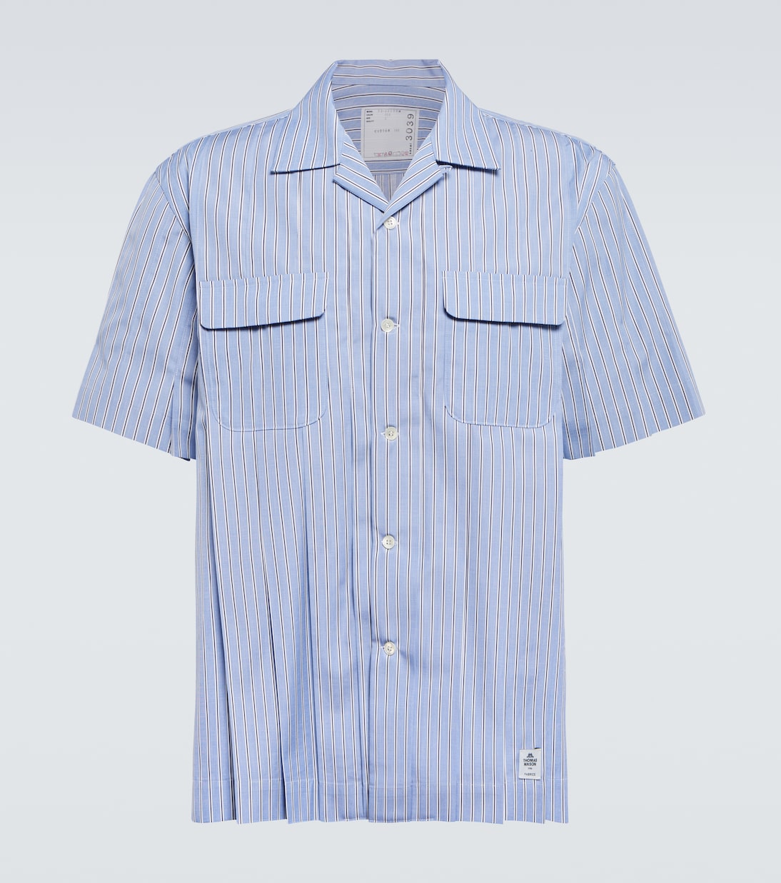 Camisa de algodón a rayas | Sacai