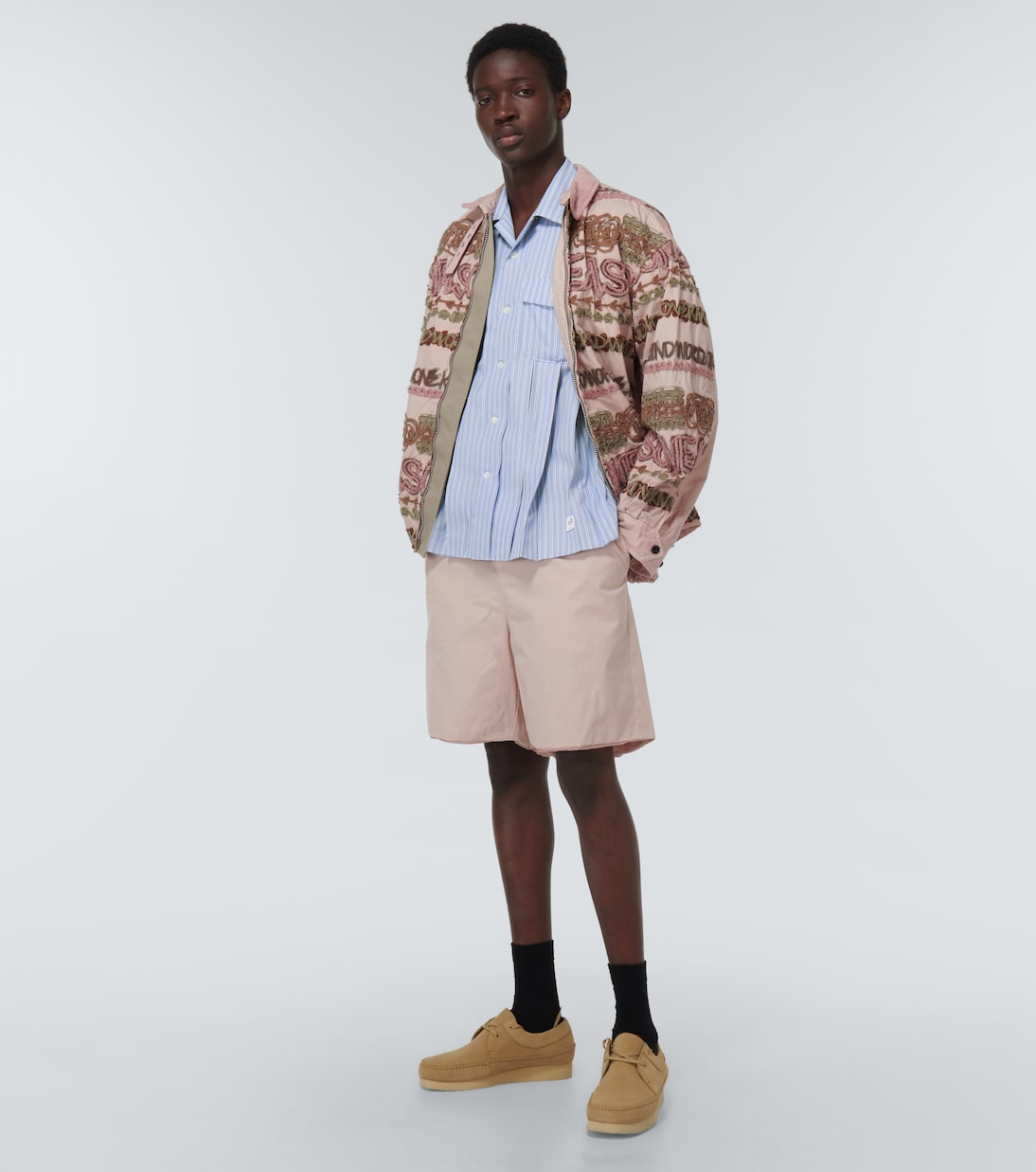 Camisa de algodón a rayas | Sacai