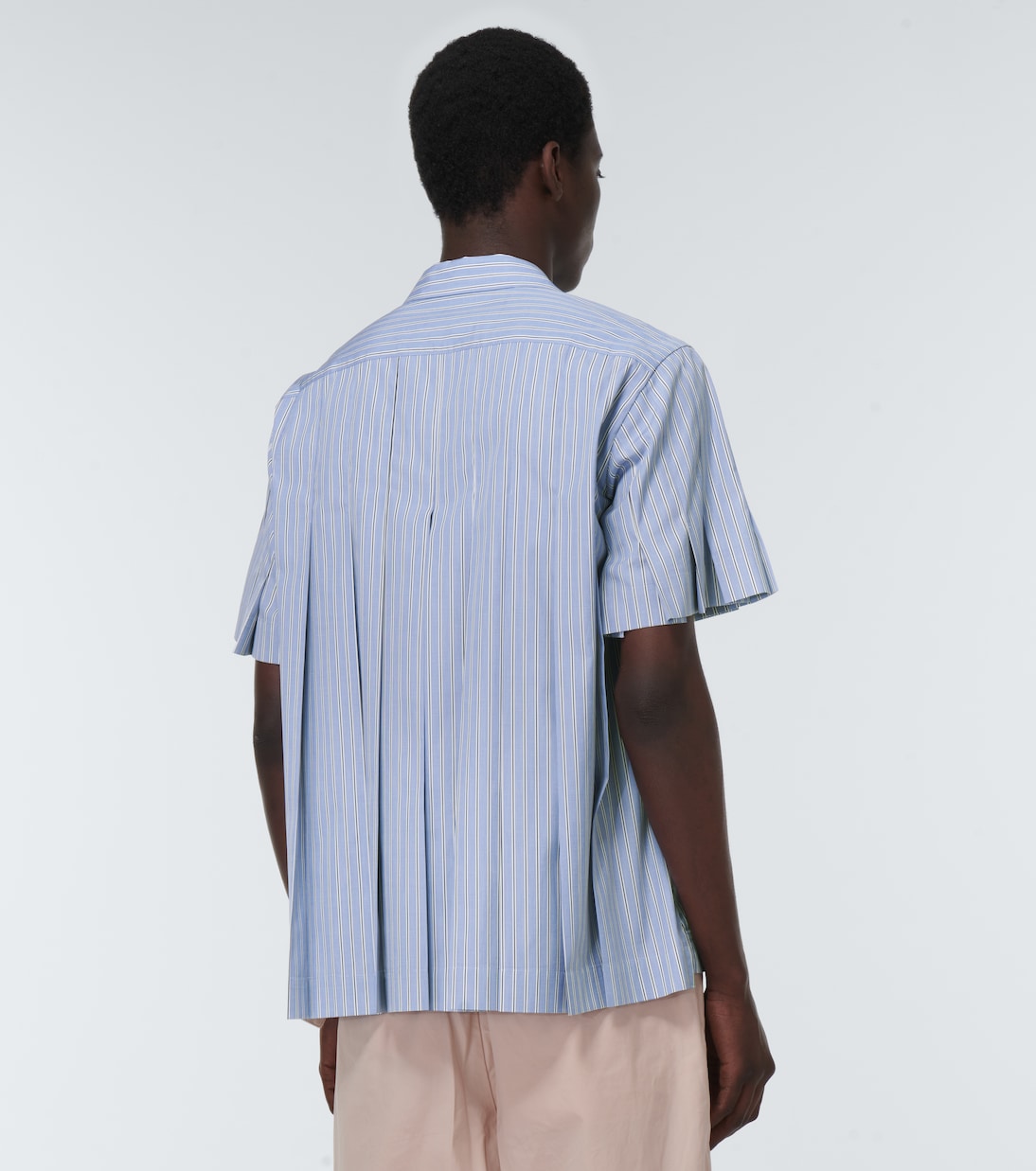 Camisa de algodón a rayas | Sacai