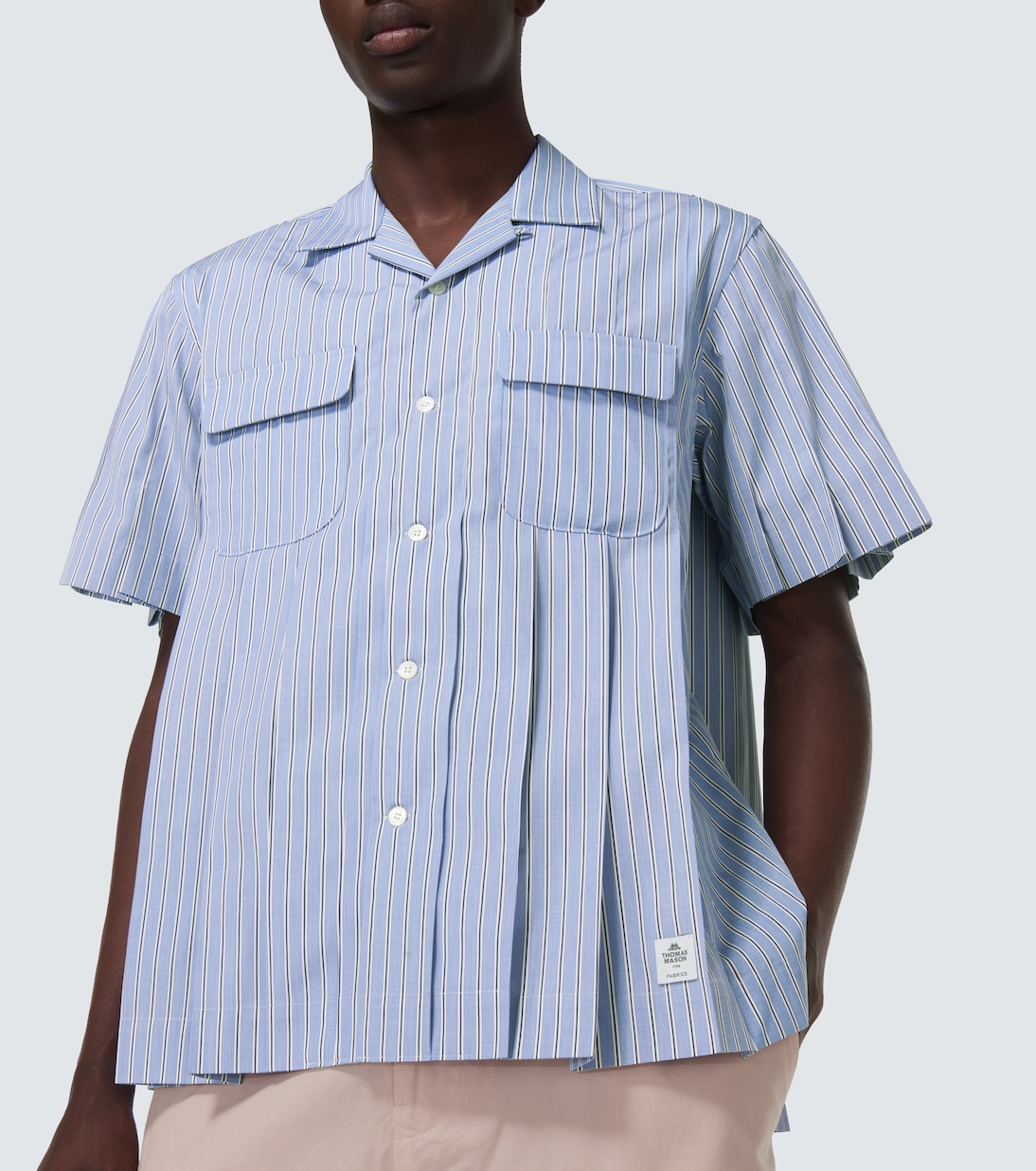 Camisa de algodón a rayas | Sacai