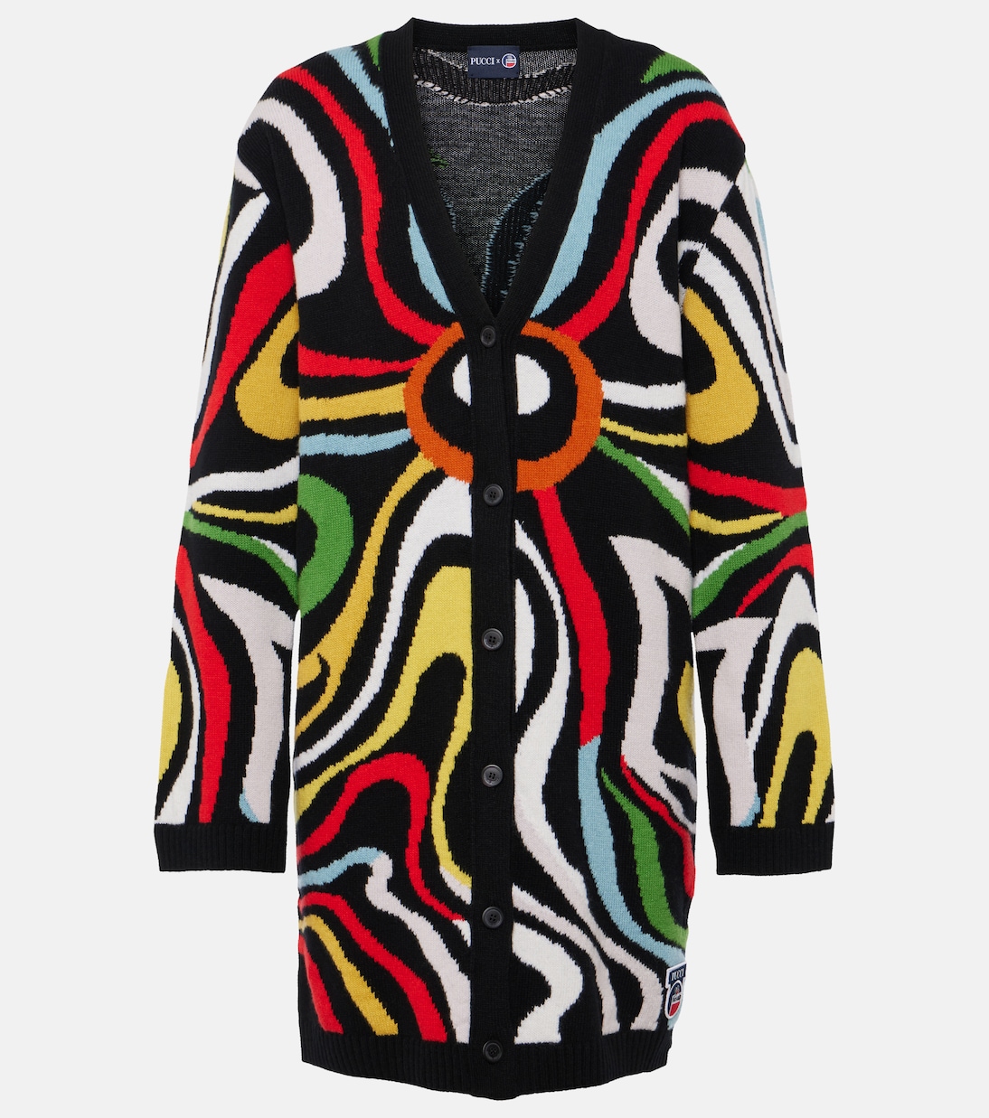 x Fusalp - Cardigan in lana con intarsi | Pucci