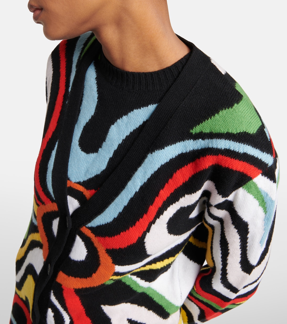 x Fusalp - Cardigan in lana con intarsi | Pucci