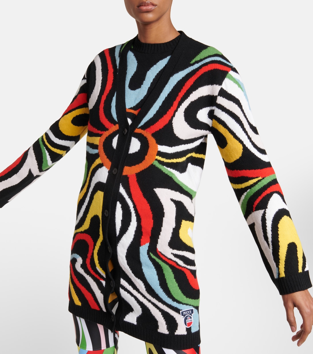 x Fusalp - Cardigan in lana con intarsi | Pucci