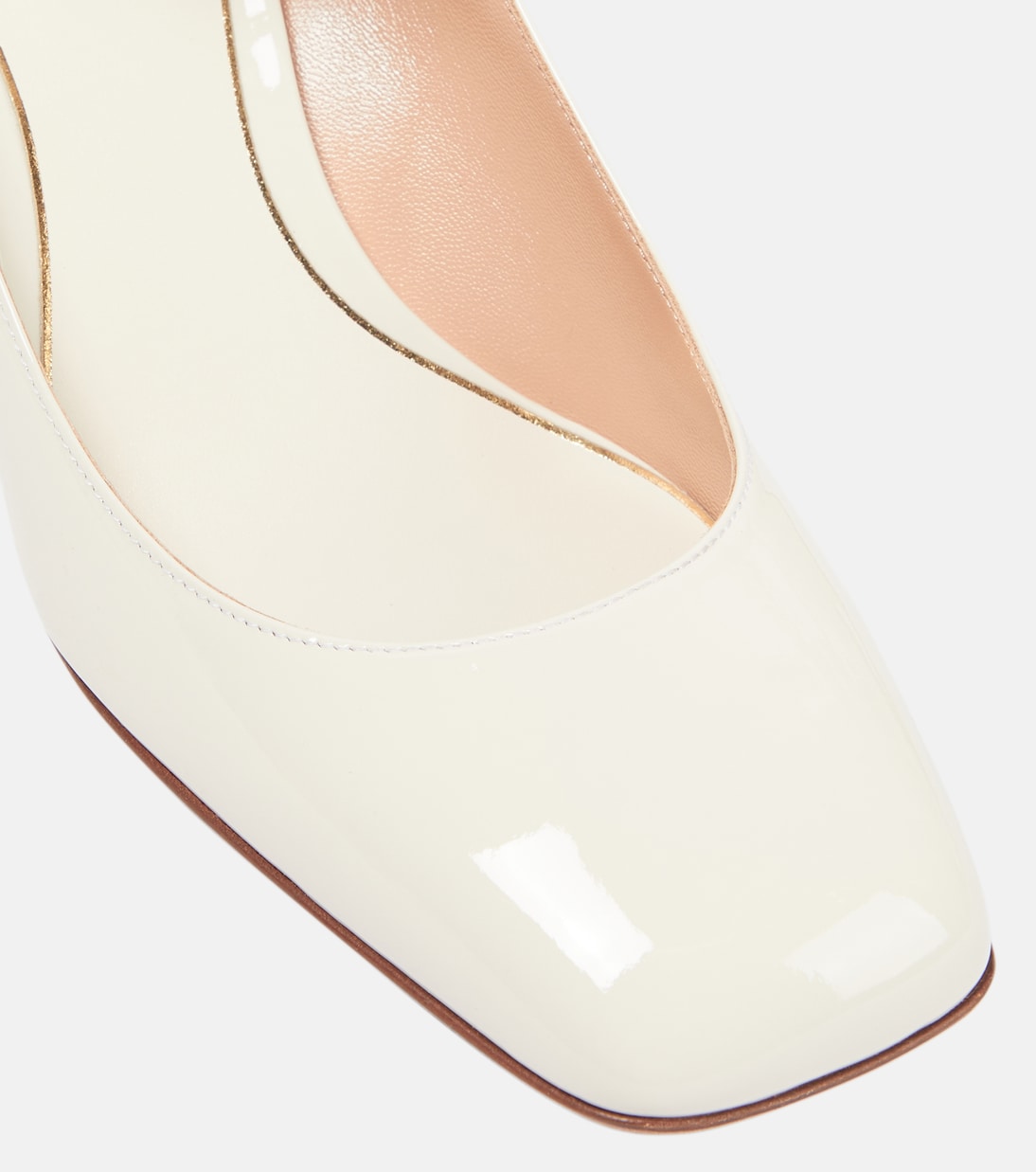 Tan-Go patent leather pumps | Valentino Garavani