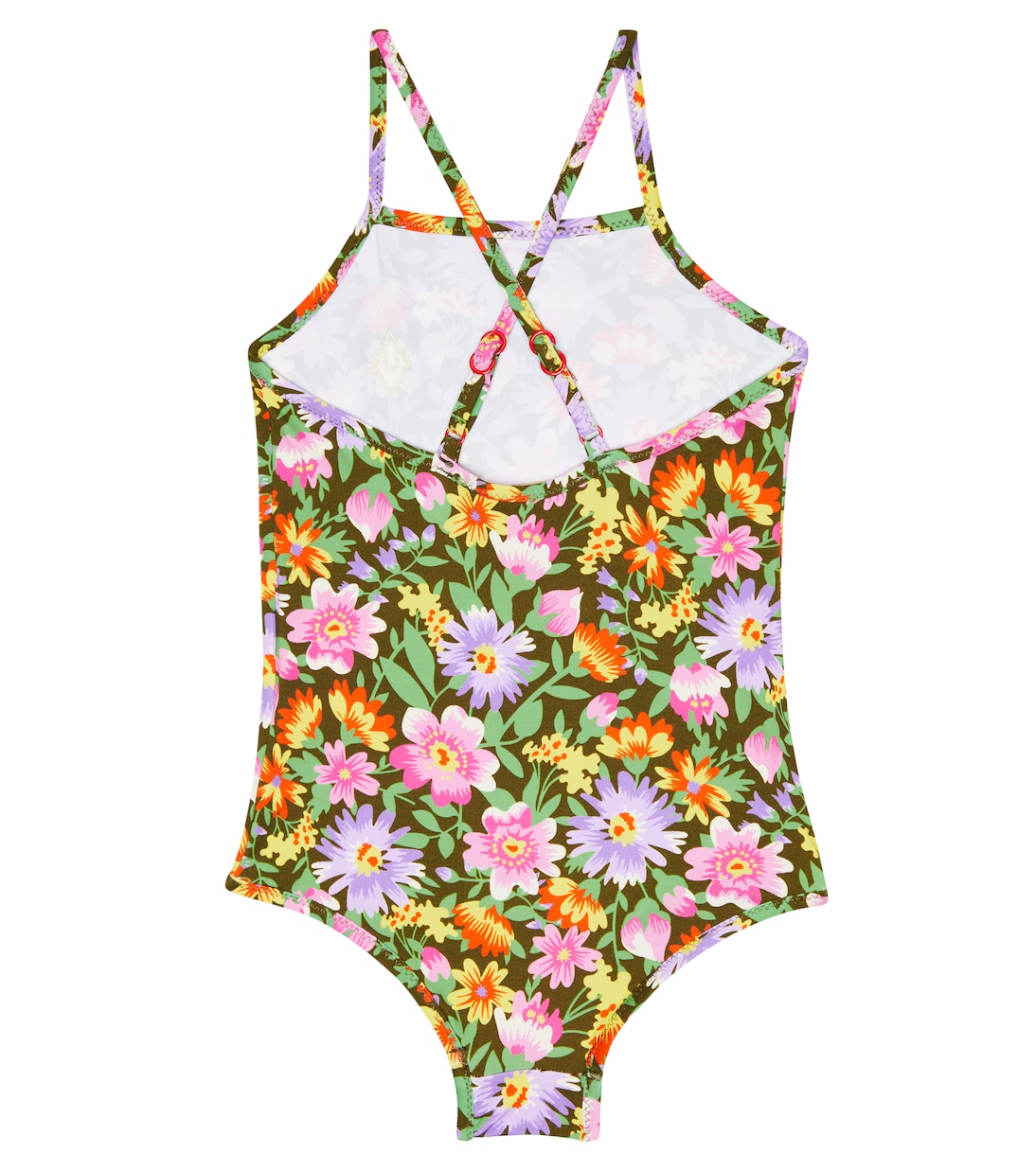 Trout floral printed swimsuit | The Animals Observatory
