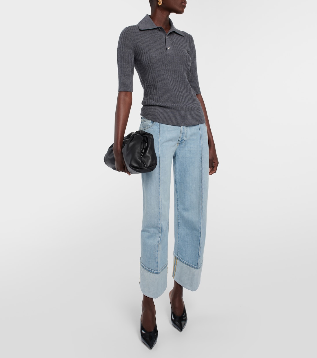 Mules Rocket en cuir verni | Bottega Veneta