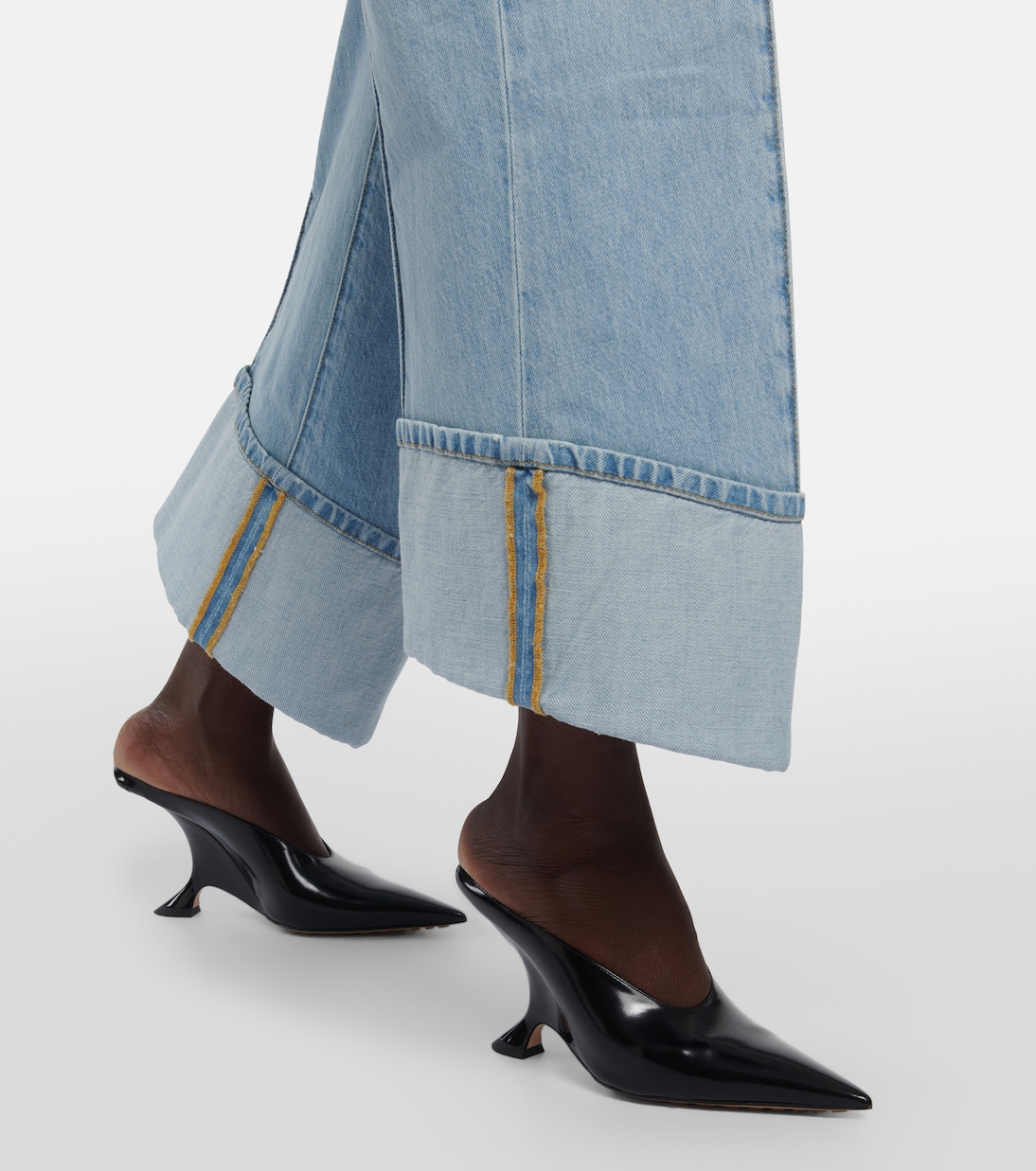Mules Rocket en cuir verni | Bottega Veneta