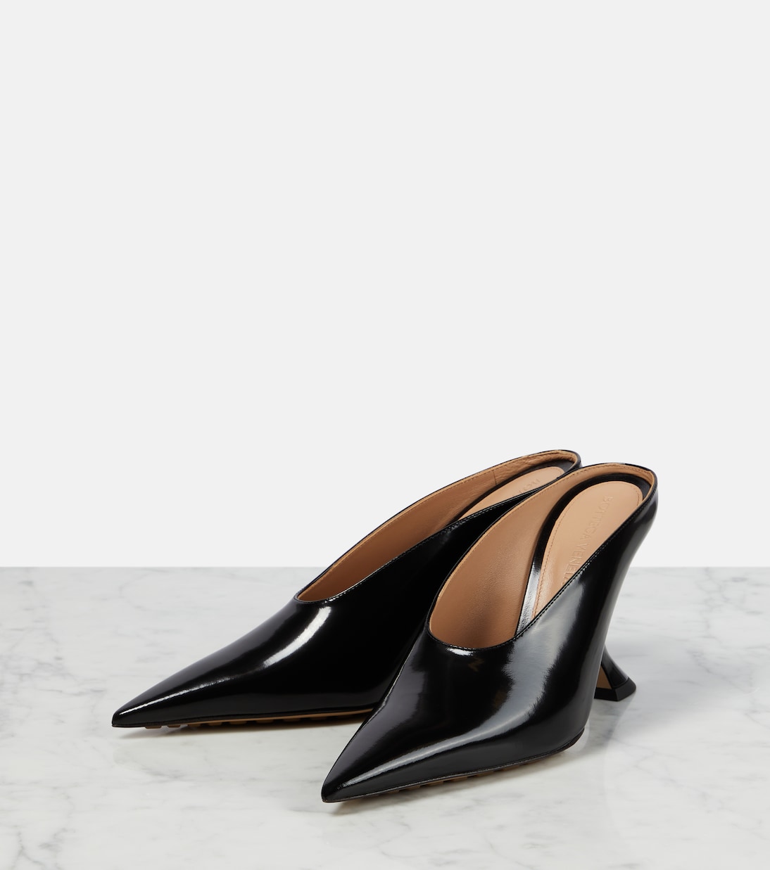 Mules Rocket en cuir verni | Bottega Veneta