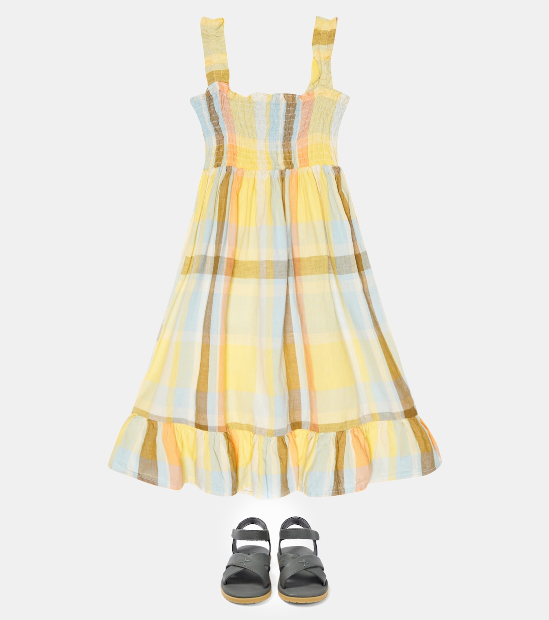 Kleid Roberta aus Baumwolle und Leinen | The New Society