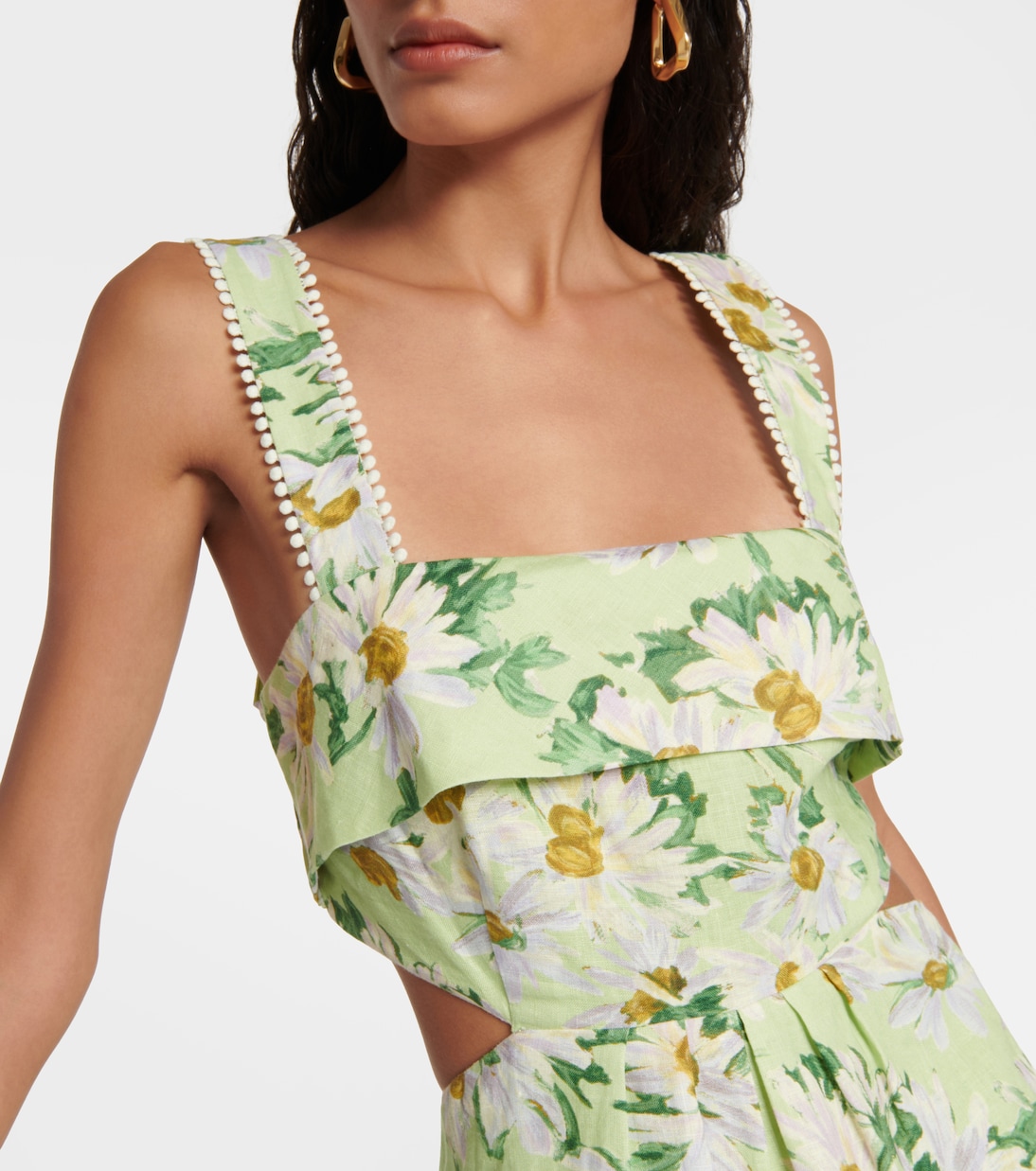 Miniabito Astra con stampa e cut-out | Alémais