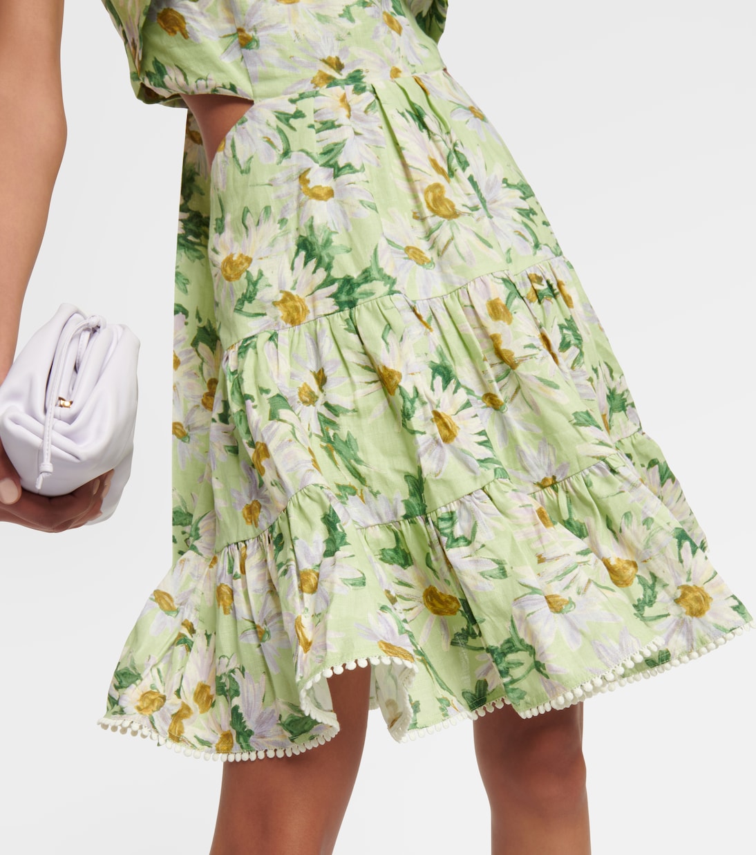 Miniabito Astra con stampa e cut-out | Alémais
