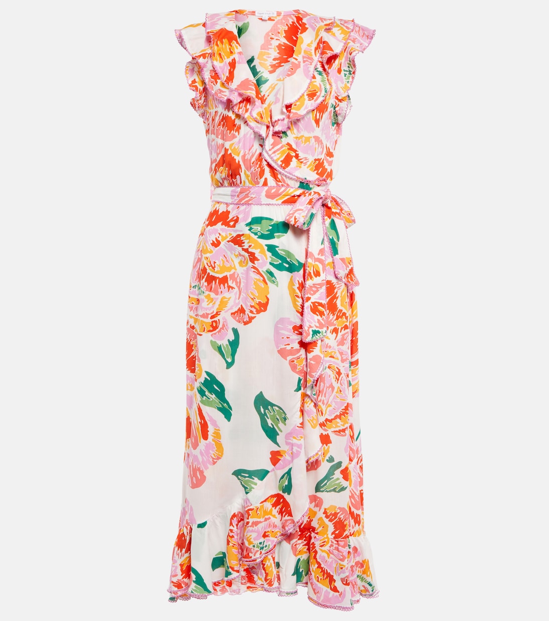 Aude floral midi dress | Poupette St Barth