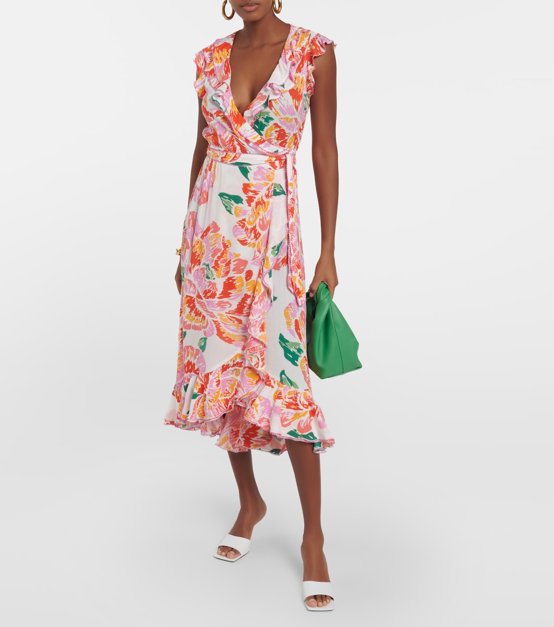 Aude floral midi dress | Poupette St Barth