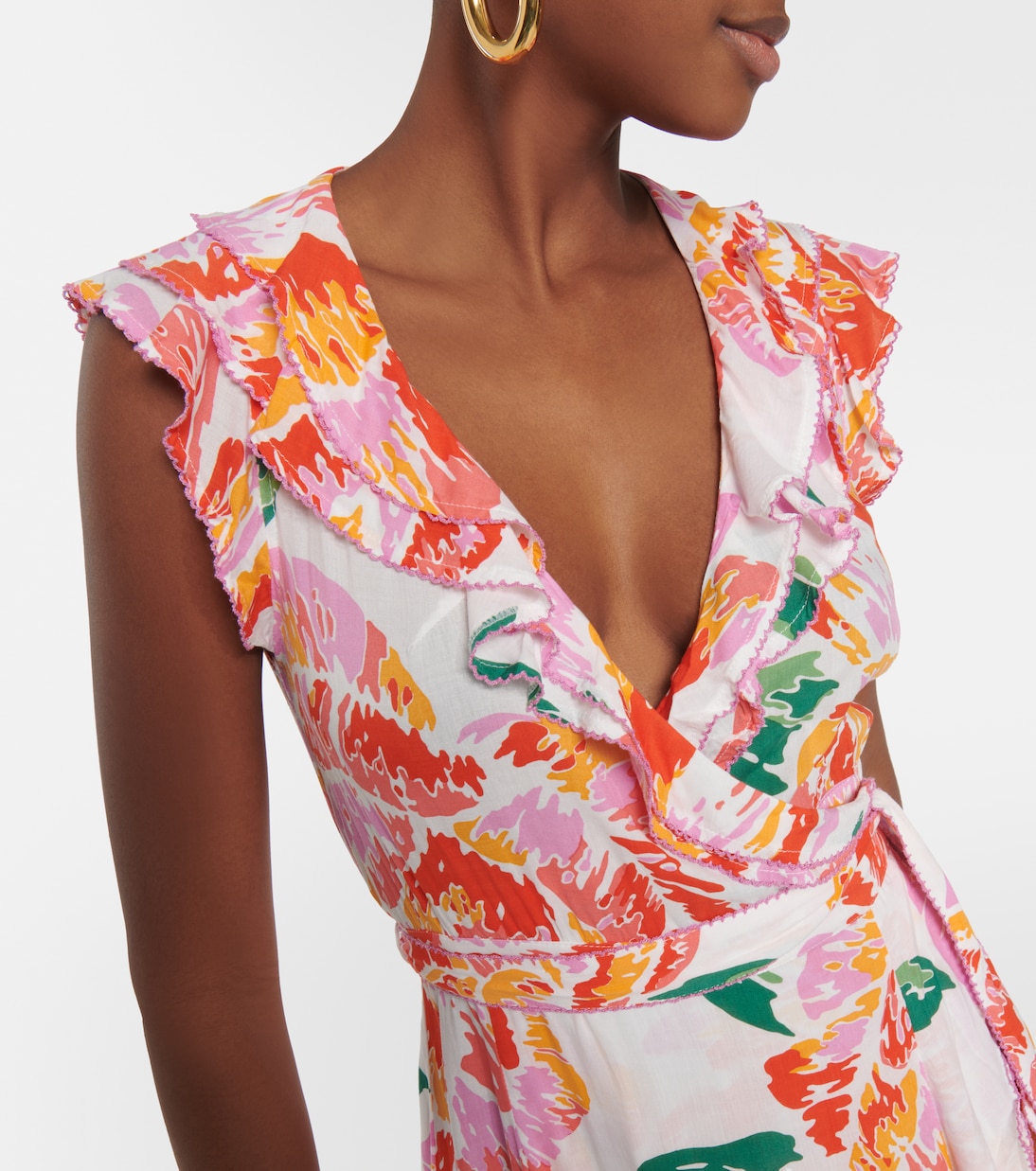 Aude floral midi dress | Poupette St Barth