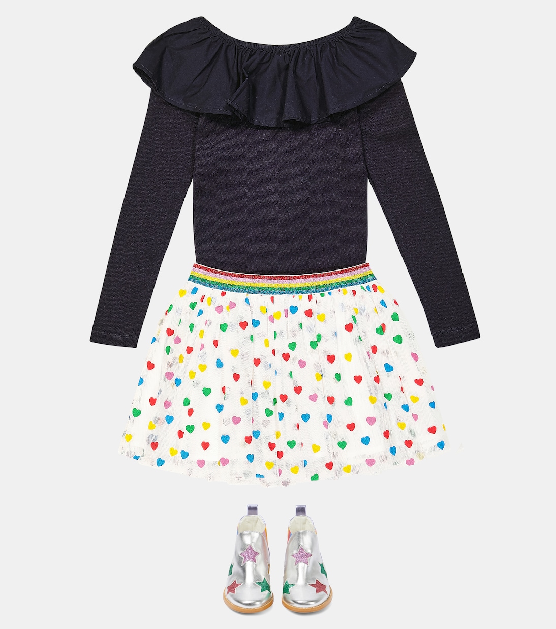 Jupe imprimée en tulle | Stella McCartney Kids