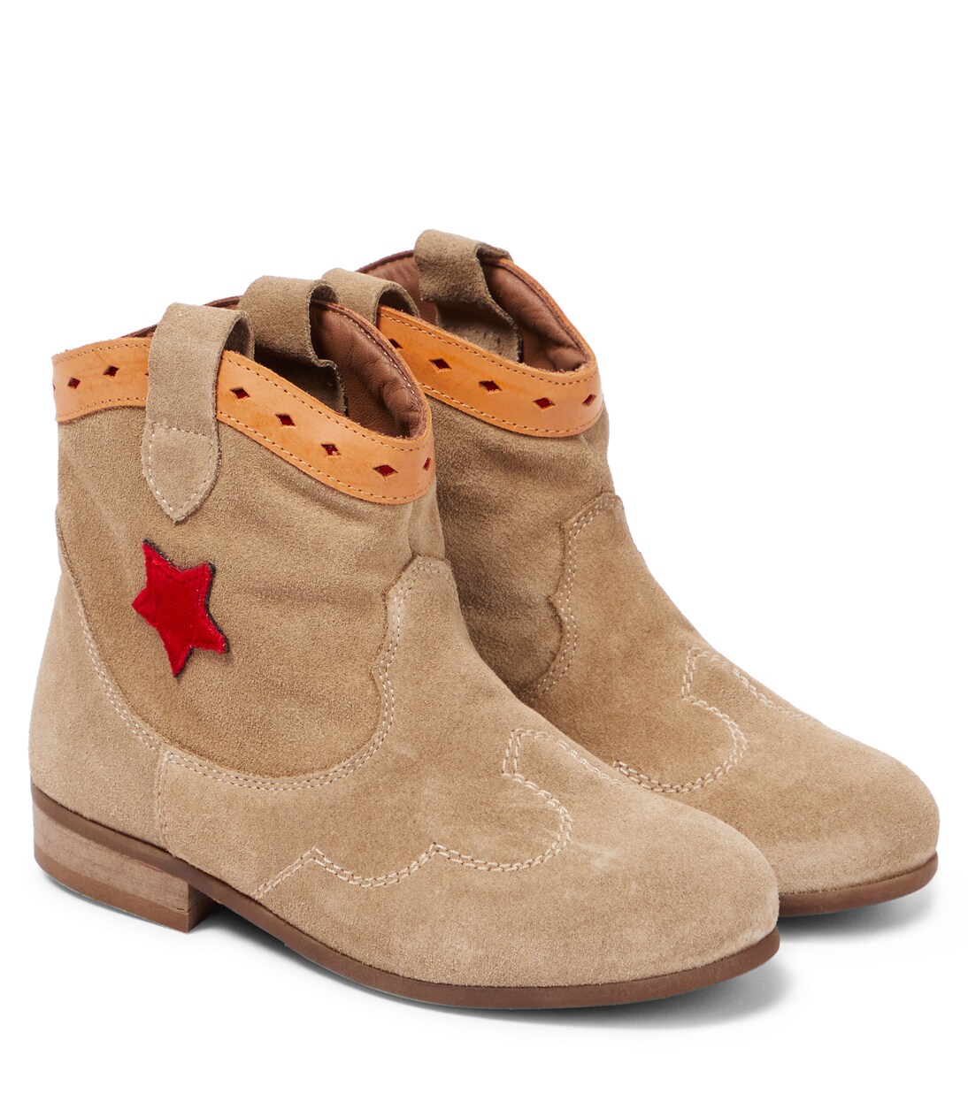 Bottes à appliqué en daim | PèPè