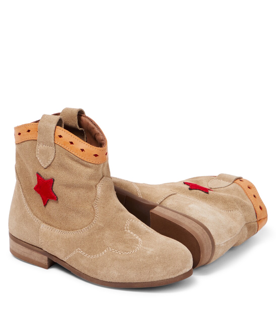 Bottes à appliqué en daim | PèPè