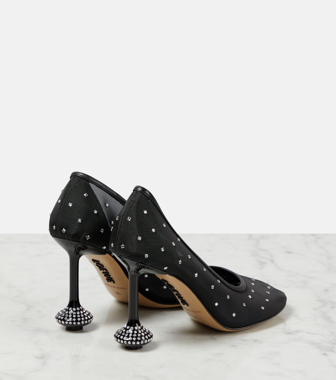 Toy embellished mesh pumps | Loewe