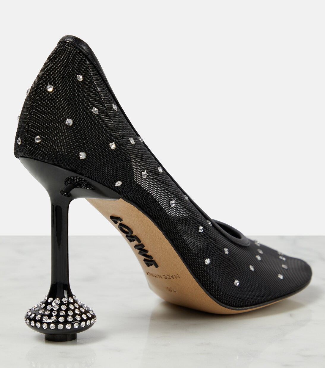 Toy embellished mesh pumps | Loewe