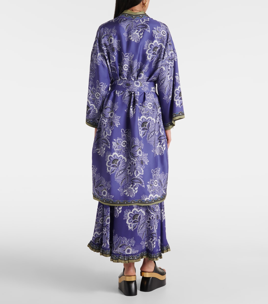 Kimono imprimé en soie | Etro