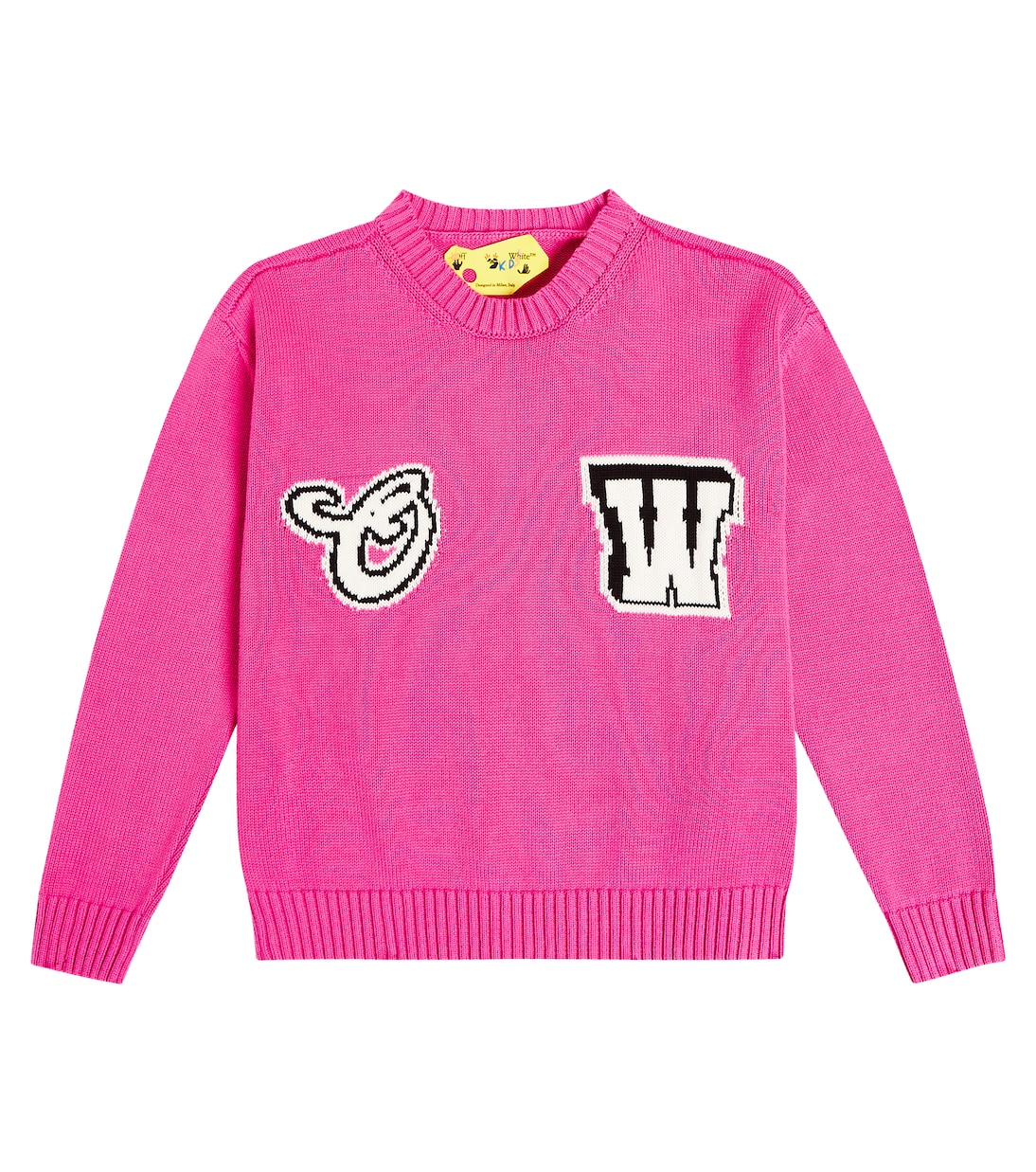 Pullover in lana con logo | Off-White Kids