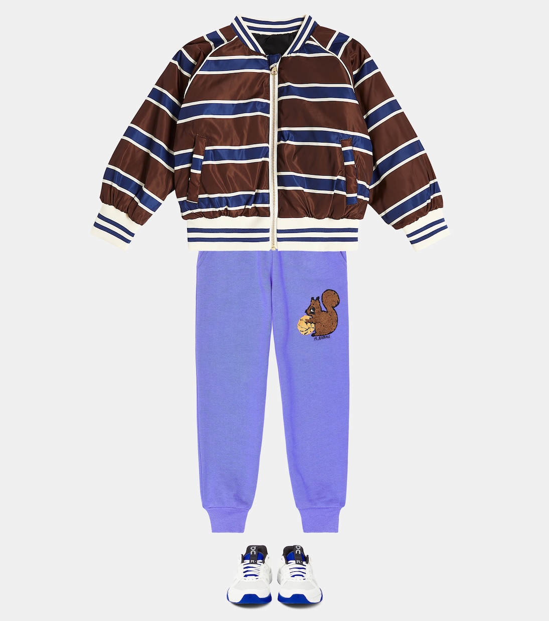 Jogginghose Squirrel aus Baumwoll-Chenille | Mini Rodini