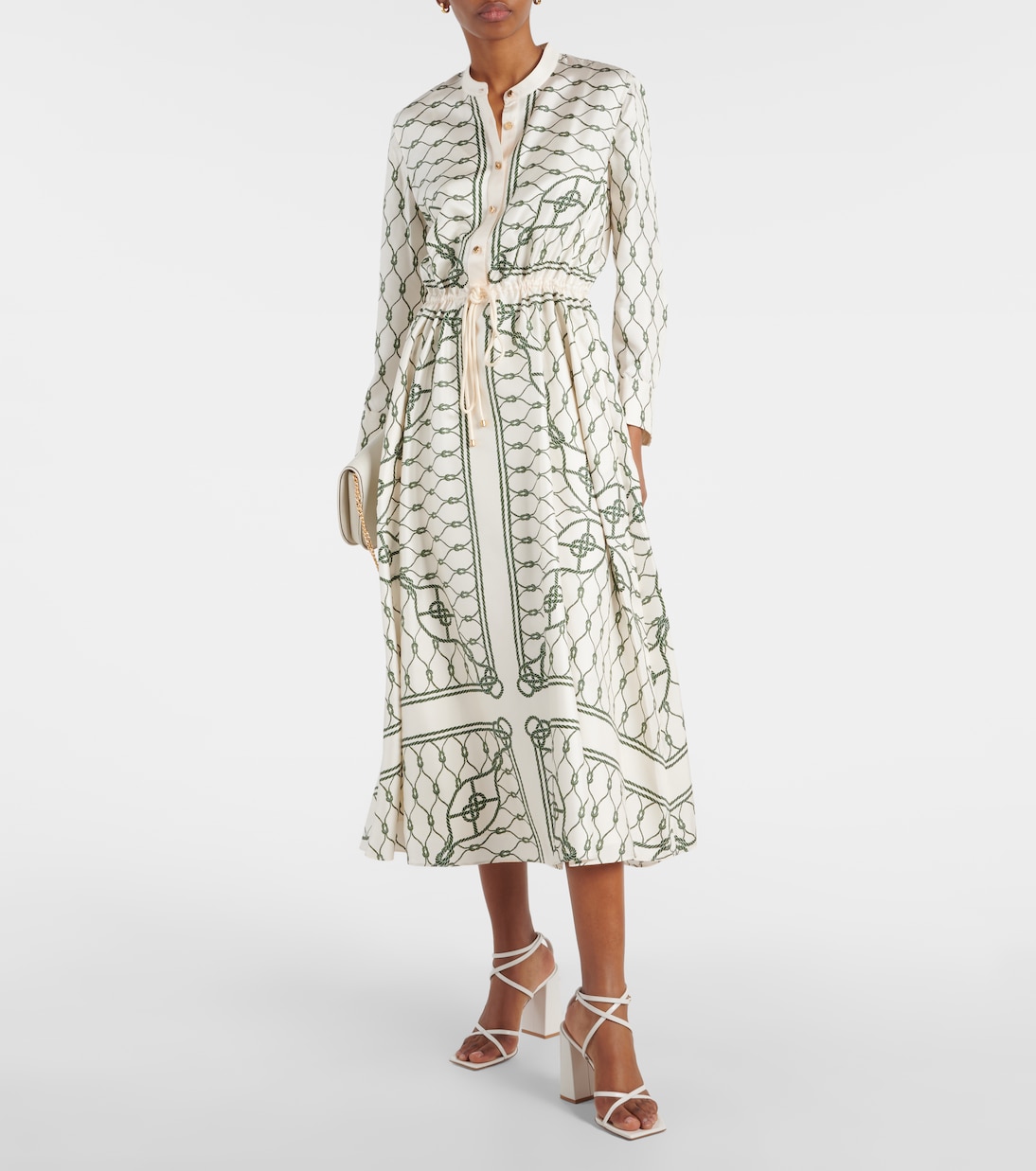 Bedrucktes Hemdblusenkleid aus Seiden-Twill | Tory Burch