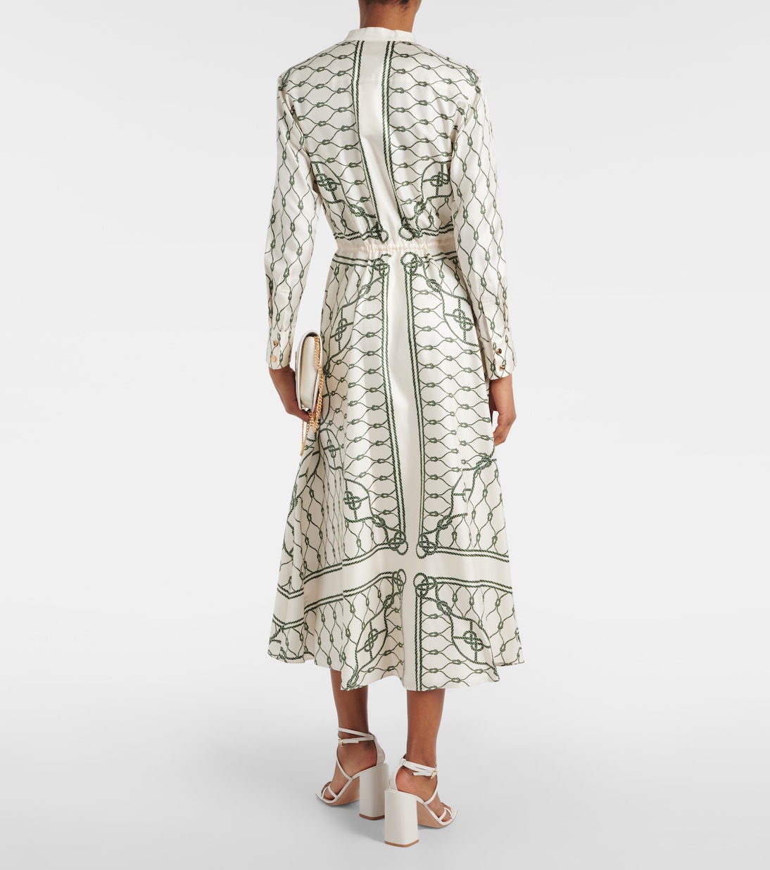 Bedrucktes Hemdblusenkleid aus Seiden-Twill | Tory Burch