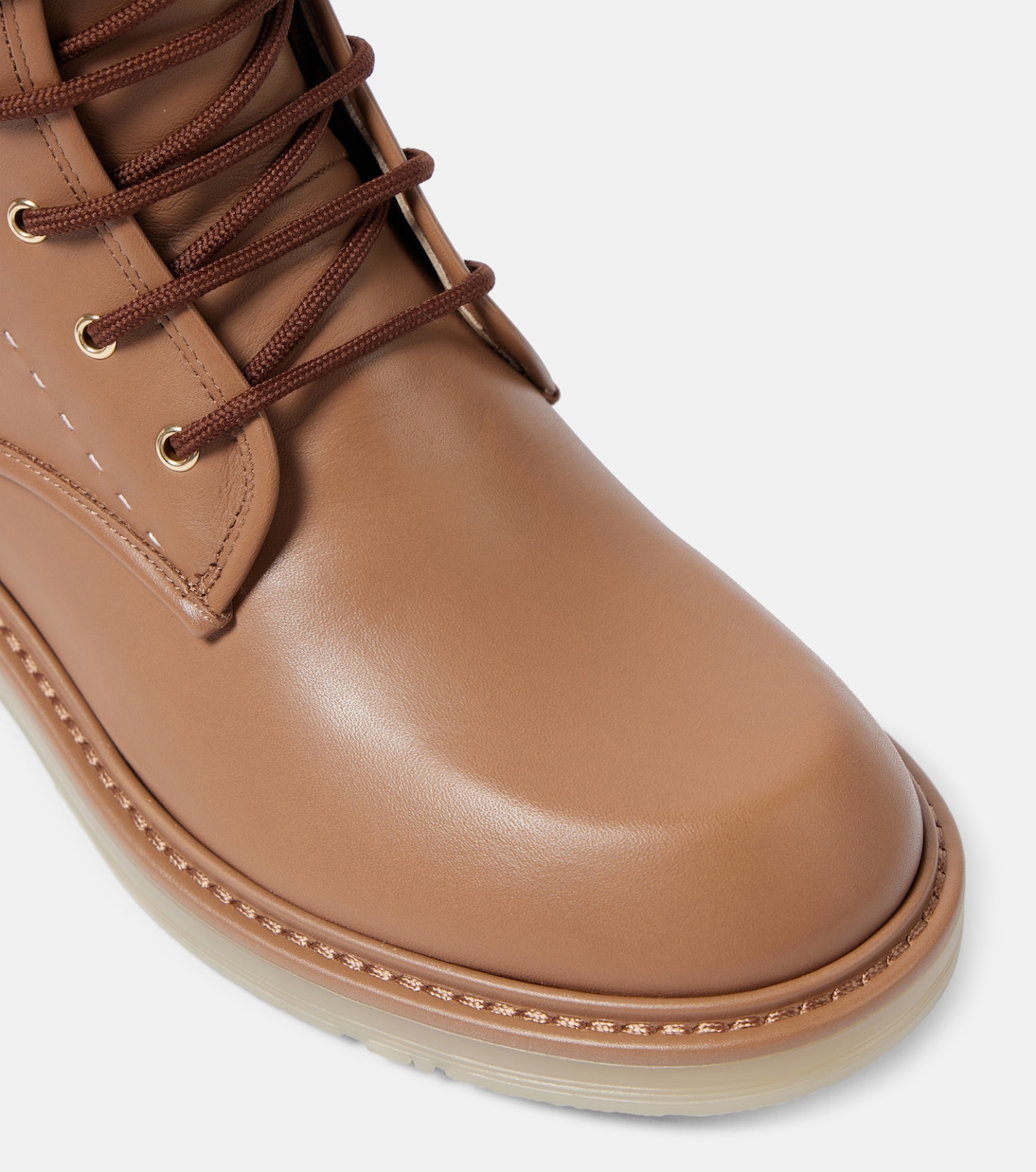 Schnürstiefel aus Leder | Max Mara
