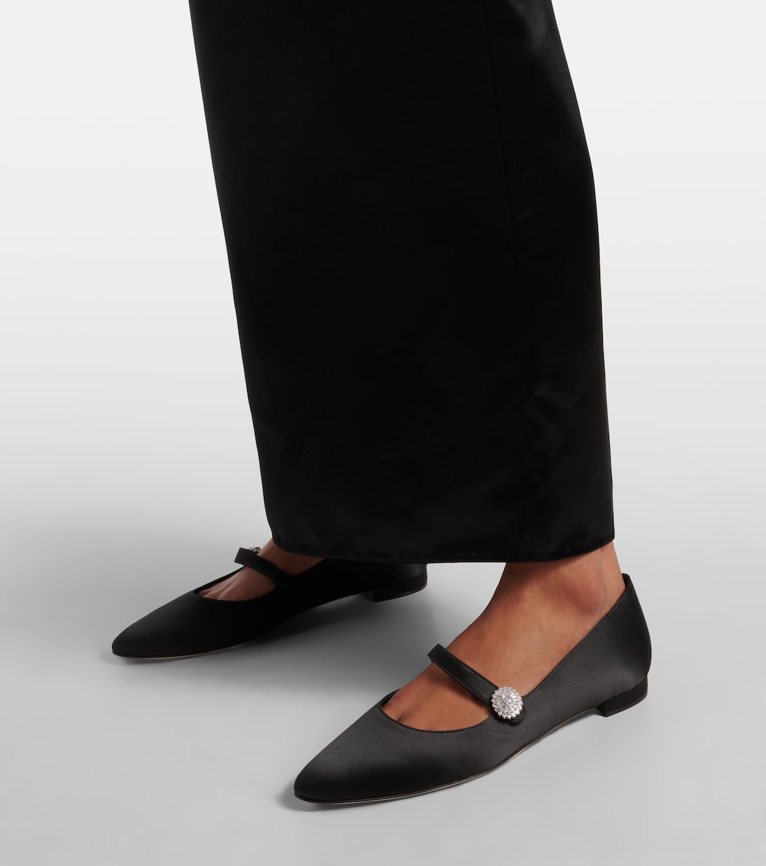 Ballerine Marijana in raso | Manolo Blahnik