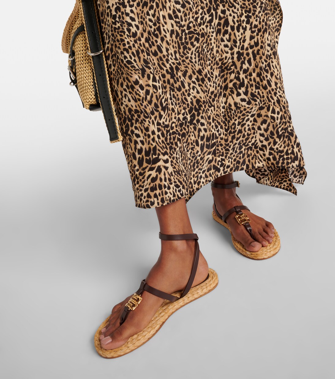 Sandali espadrillas 4G Liquid in pelle | Givenchy