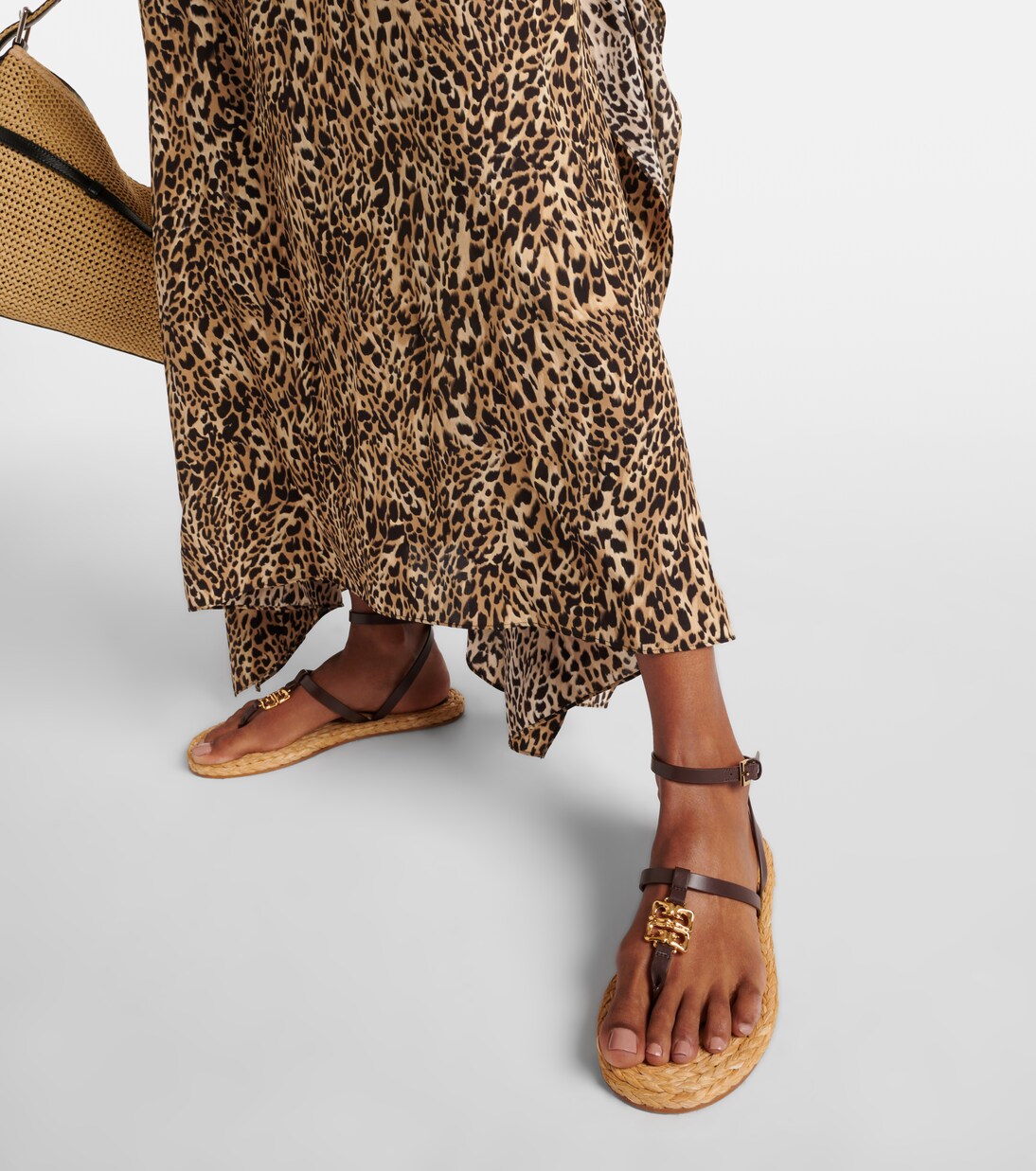Sandali espadrillas 4G Liquid in pelle | Givenchy
