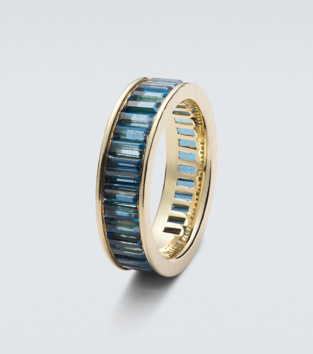 18kt gold ring with with topazes | Octavia Elizabeth